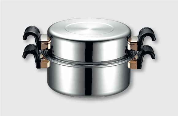 高機能7層鋼クラッド材 両手鍋 | 仔犬印(KOINU)の調理道具｜本間製作所