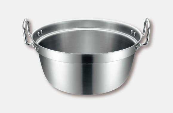 超厚底で耐久性に優れた段付鍋 | 仔犬印(KOINU)の調理道具｜本間製作所