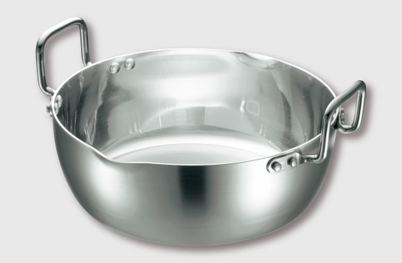 熱伝導に優れた両手行平鍋 | 仔犬印(KOINU)の調理道具｜本間製作所